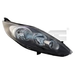 TYC 20-11816-05-2 - Headlamp L (H1/H7, electric, with motor, insert colour: black) fits: FORD FIESTA VI 06.08-01.13