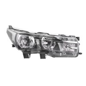 ULO 2015002 - Headlamp R (halogen, H7, electric, with motor) fits: TOYOTA COROLLA SDN E17 06.13-07.16