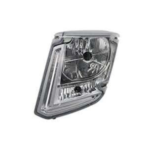 TRUCKLIGHT HL-VO015L - Headlamp L (H4/PY21W, electric, without motor, LED position lights, with daytime running light, insert co