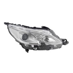 VALEO 045173 - Headlamp R (halogen, H7, electric, without motor, indicator colour: transparent) fits: PEUGEOT 2008 I 03.13-03.16