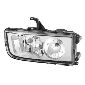 HELLA 1DB 247 011-021 - Headlamp R (H1/H7/W5W, manual, without motor, insert colour: chromium-plated) fits: MERCEDES AXOR 2 10.0