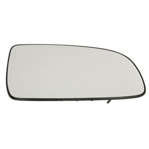 BLIC 6102-56-2002770P - Side mirror glass R (embossed, chrome) fits: CHEVROLET AVEO / KALOS 01.04-