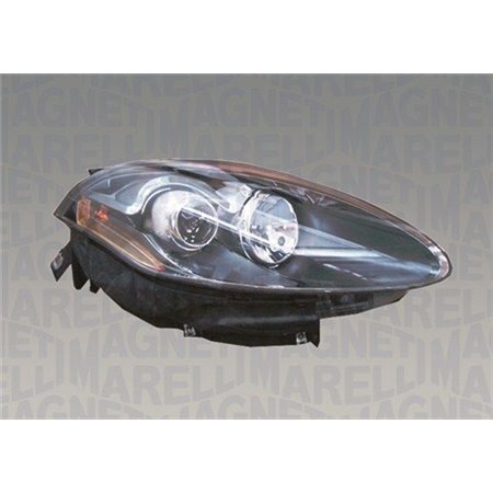 MAGNETI MARELLI 712437021129 - Headlamp R (halogen, 2*H1/W5W, electric, with motor, insert colour: grey) fits: FIAT CROMA 194 06