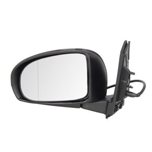 BLIC 5402-19-2002491P - Side mirror L (electric, embossed, chrome, under-coated) fits: TOYOTA IQ 01.09-12.15