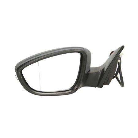 BLIC 5402-01-049361P - Side mirror L (electric, aspherical, with heating, under-coated) fits: VW PASSAT CC 05.08-01.12