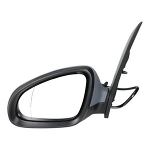 BLIC 5402-04-2121595P - Side mirror L (electric, aspherical, with heating, under-coated, electrically folding) fits: OPEL ASTRA 