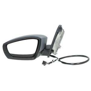 BLIC 5402-04-1111117P - Side mirror L (electric, aspherical, with heating, under-coated) fits: VW POLO V 6R 06.09-05.14