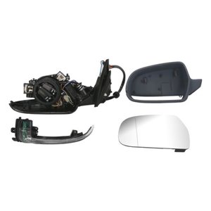 BLIC 5402-25-051337P - Side mirror L (electric, with memory, aspherical, with heating, under-coated, electrically folding) fits: