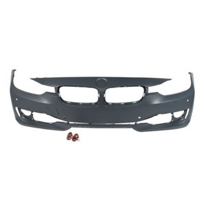 BLIC 5510-00-0063906Q - Bumper (front, LUXURY/MODERN/SPORT, with parking sensor holes, for painting, TÜV) fits: BMW 3 F30, F31, 