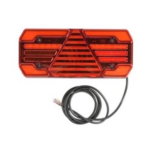 WAS 1825 DD P W249DD - Rear lamp R (LED, 12/24V, with indicator, with stop light, parking light, triangular reflector, dynamic i