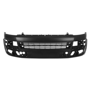 BLIC 5510-00-9568907P - Bumper (front, with rail holes, for painting) fits: VW TRANSPORTER T5 LIFT 09.09-04.15