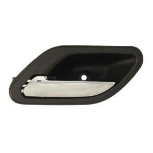 6010-05-011409PP Door handle front/rear L (inner, black/chrome) fits: BMW 5 E39 09