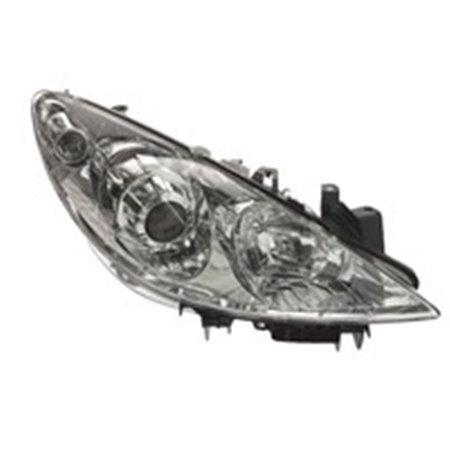 DEPO 550-1137R-LD-EM - Headlamp R (H1/H7, electric, with motor) fits: PEUGEOT 307 09.05-09.07