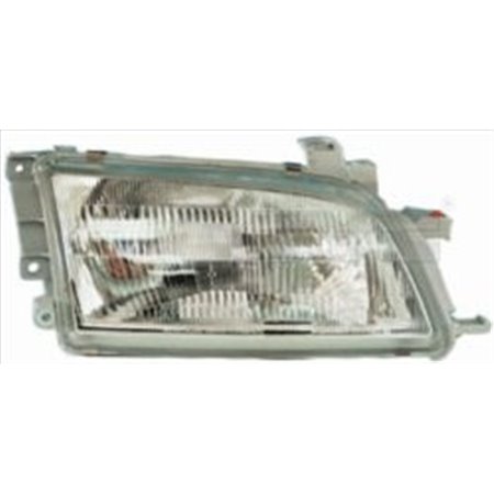 TYC 20-3150-18-2 - Headlamp R (H4, electric, without motor, insert colour: silver) fits: TOYOTA CARINA E VI