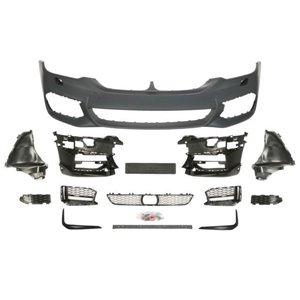5510-00-0068907KP Bumper (front, with hole for radar, M PAKIET, with grilles, with 