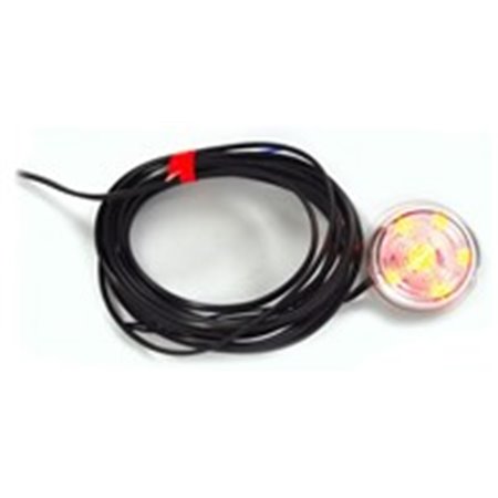 WAS 545/I/MC W74.1 - Frigångsljuselement (insätt LED, 12/24V, för lampor W74.1 och W74.2 röd med tråd, kabellängd: 5m)