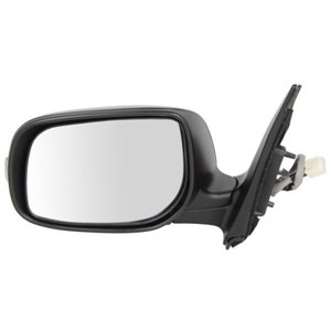 BLIC 5402-19-2002465P - Side mirror L (electric, embossed, chrome, under-coated) fits: TOYOTA COROLLA SDN E15 10.06-06.10