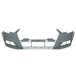 BLIC 5510-00-0037902P - Bumper (front, with base coating; with washer plug, number of parking sensor holes: 4, for painting) fit