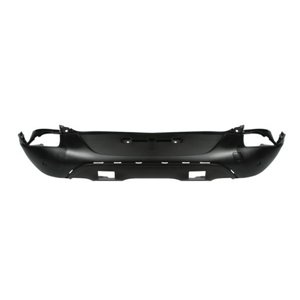 BLIC 5506-00-6090952P - Bumper (rear, with holes for spoiler, number of parking sensor holes: 4, black) fits: RENAULT KADJAR 06.