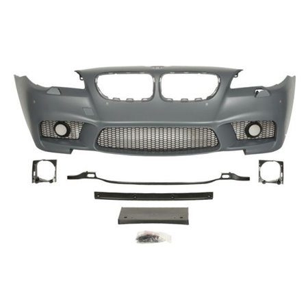 5510-00-0067916KP Bumper (front, M PAKIET, with grilles, with fog lamp holes, with 