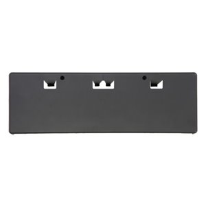 BLIC 6509-01-5507921P - Licence plate mounting front (black) fits: PEUGEOT 206+ 01.09-12.12