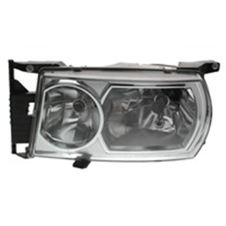 DEPO 771-1105L-LDHE - Headlamp L (D2R/H7/T4W, without motor, insert colour: chromium-plated) fits: SCANIA P,G,R,T 01.03-