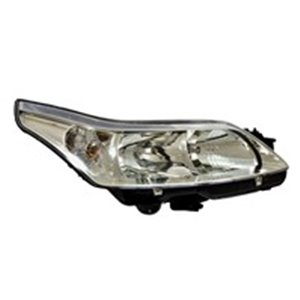 VALEO 043763 - Headlamp R (halogen, H1/H7, electric, with motor, insert colour: chromium-plated, indicator colour: transparent) 