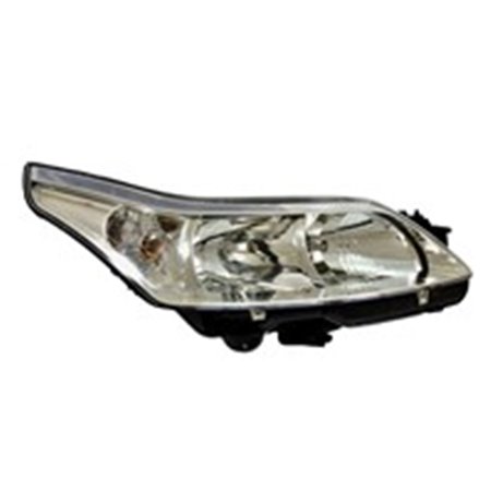 VALEO 043763 - Strålkastare R (halogen, H1/H7, elektrisk, med motor, insatsfärg: förkromad, blinkersfärg: transparent)