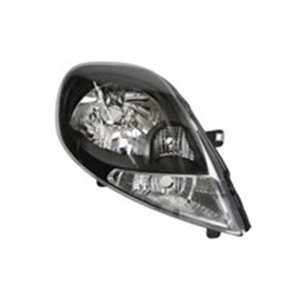 TYC 20-1099-65-2 - Headlamp R (H4, electric, without motor, insert colour: black, indicator colour: white) fits: NISSAN PRIMASTA