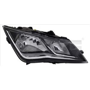 TYC 20-17466-06-2 - Headlamp L (H7/H7/LED, electric, with motor) fits: SEAT LEON 5F 01.17-12.19