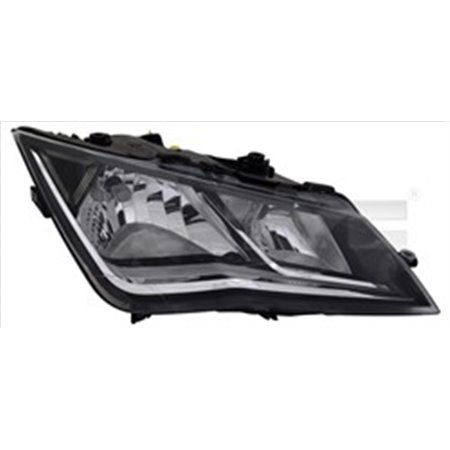 TYC 20-17466-06-2 - Headlamp L (H7/H7/LED, electric, with motor) fits: SEAT LEON 5F 01.17-12.19