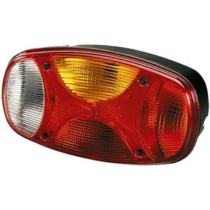 2VA343 640-131 Rear lamp L (P21W/R10W, 12V, with indicator, with fog light, with