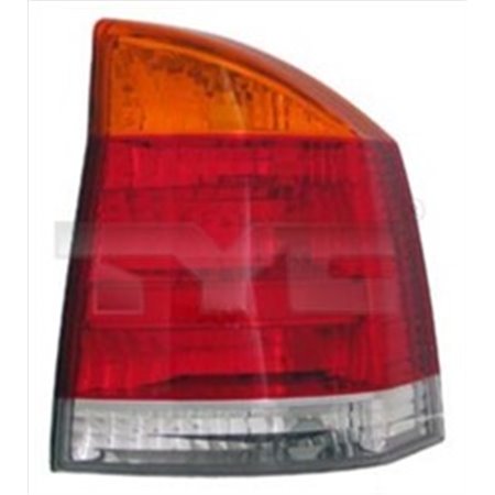 TYC 11-0318-01-2 - Baklykta L (blinkersfärg orange, glasfärg röd) passar: OPEL VECTRA C Hatchback / Sedan 04.02-09.08