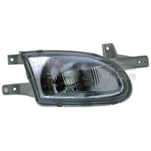 TYC 20-5898-15-2 - Headlamp L (H4, electric, without motor) fits: HYUNDAI ACCENT I, EXCEL / PONY 10.89-01.00