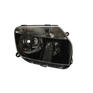 TYC 20-12477-15-2 - Headlamp R (H1/H7, mechanical, without motor, insert colour: black) fits: DACIA DUSTER, DUSTER/SUV; RENAULT 