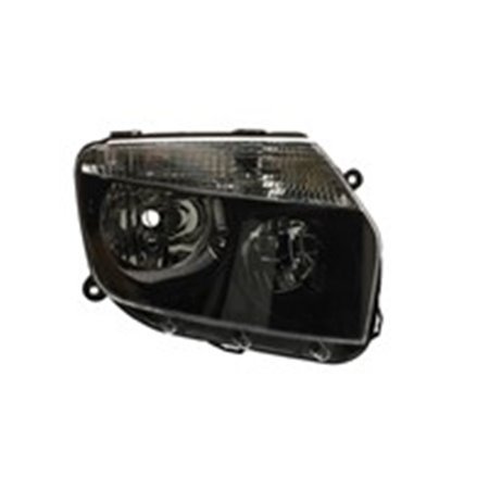 TYC 20-12477-15-2 - Headlamp R (H1/H7, mechanical, without motor, insert colour: black) fits: DACIA DUSTER, DUSTER/SUV RENAULT 