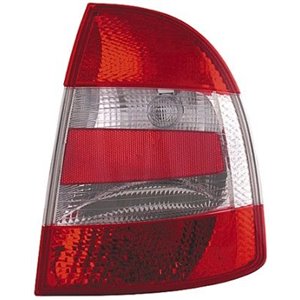 HELLA 9EL 354 079-021 - Rear lamp R (P21/4W/P21W, indicator colour white, glass colour red, with fog light, reversing light) fit