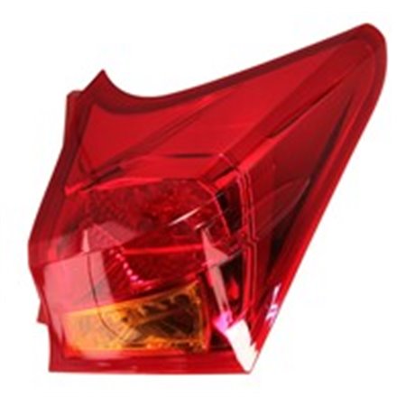 DEPO 212-191BR-UE - Baklykta R (extern, LED/W16W, blinkers färg gul, glasfärg röd) passar: TOYOTA AURIS E18 Hatchback
