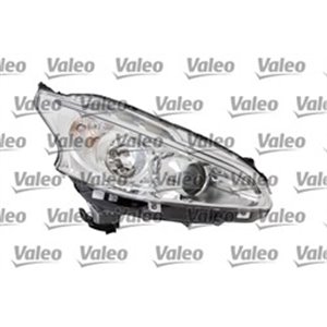 VALEO 044748 - Headlamp L (halogen, H1/H7/W5W, electric, with motor, indicator colour: transparent) fits: PEUGEOT 208, 208 I -06