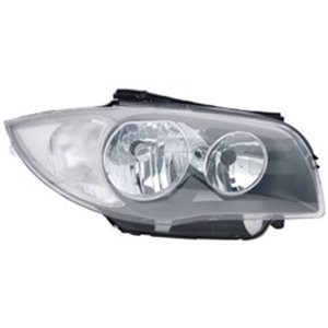 TYC 20-0650-15-2 - Headlamp L (H7/H7, electric, without motor, insert colour: black) fits: BMW 1 (E81), 1 (E82), 1 (E87), 1 (E88