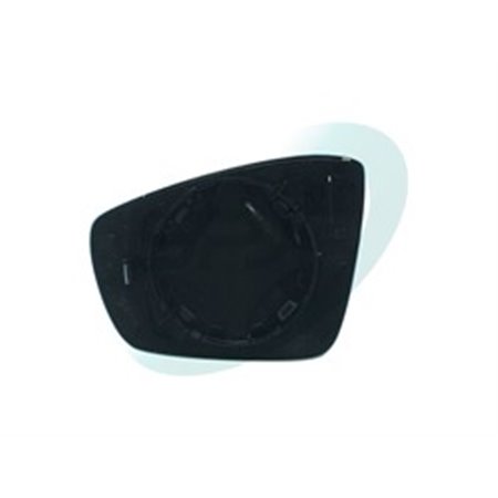 SPJ L-0726 - Side mirror glass R (embossed, with heating) fits: VW POLO V 03.09-