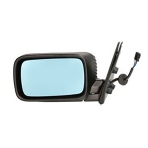 BLIC 5402-04-1125288 - Side mirror L (electric, flat, with heating, blue, under-coated) fits: BMW 3 E36 09.90-08.00