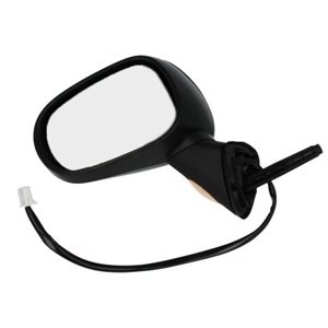 BLIC 5402-04-1131179P - Side mirror L (electric, aspherical, with heating, under-coated) fits: RENAULT MODUS Ph I 09.04-11.07