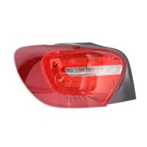 ULO 1111011 - Rear lamp L (LED, indicator colour transparent/yellow, glass colour red) fits: MERCEDES A-KLASA W176 06.12-06.15