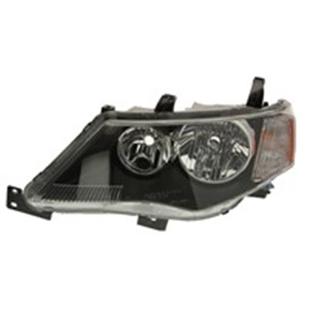 TYC 20-12160-05-2 - Headlamp L (HB3/HB4, electric, with motor, insert colour: black) fits: MITSUBISHI OUTLANDER II 11.06-10.09