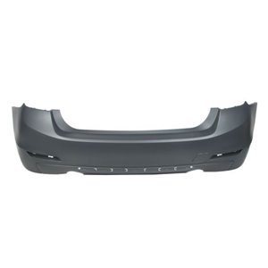 BLIC 5506-00-0063955P - Bumper (rear, LUXURY/MODERN/SPORT, for painting, with a cut-out for exhaust pipe: double) fits: BMW 3 F3