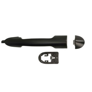 BLIC 6010-07-030420LPPP - Door handle front/rear L (external, black/for painting) fits: FIAT STILO 10.01-08.08