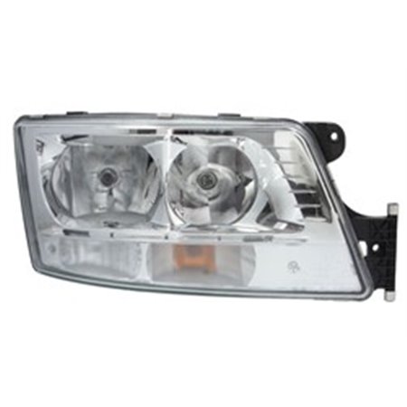 ZKW 640.06-000.95 - Headlamp R (2*H7/2*LED/PY21W, manual, with daytime running light, insert colour: chromium-plated) fits: MAN 