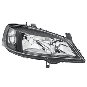 HELLA 1EG 007 640-401 - Headlamp R (halogen, H7/HB3/PY21W/W5W, without motor, indicator colour: white) fits: OPEL ASTRA G 02.98-