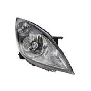TYC 20-14495-15-2 - Headlamp R (H4, electric, with motor, insert colour: silver, indicator colour: silver) fits: CHEVROLET SPARK